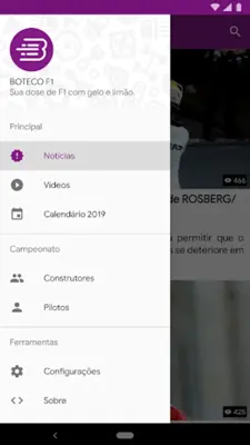 Boteco F1 android App screenshot 1